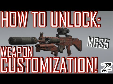 HOW TO UNLOCK WEAPON CUSTOMIZATION! - Metal Gear Solid 5