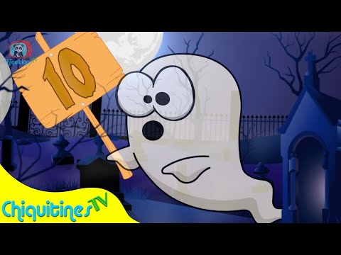 10 fantasmas  - Canción Infantil - Halloween