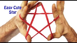 Learn How To Make A Cute Star String Figure/String Trick - Easy Step By Step