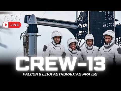 LANÇAMENTO DE ASTRONAUTAS PARA A ESTAÇÃO ESPACIAL | CREW 13 | POUSO EM TERRA!!