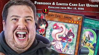 LET IT RAIN LET IT SNOW! Yu-Gi-Oh! BAN LIST REACTION!!!