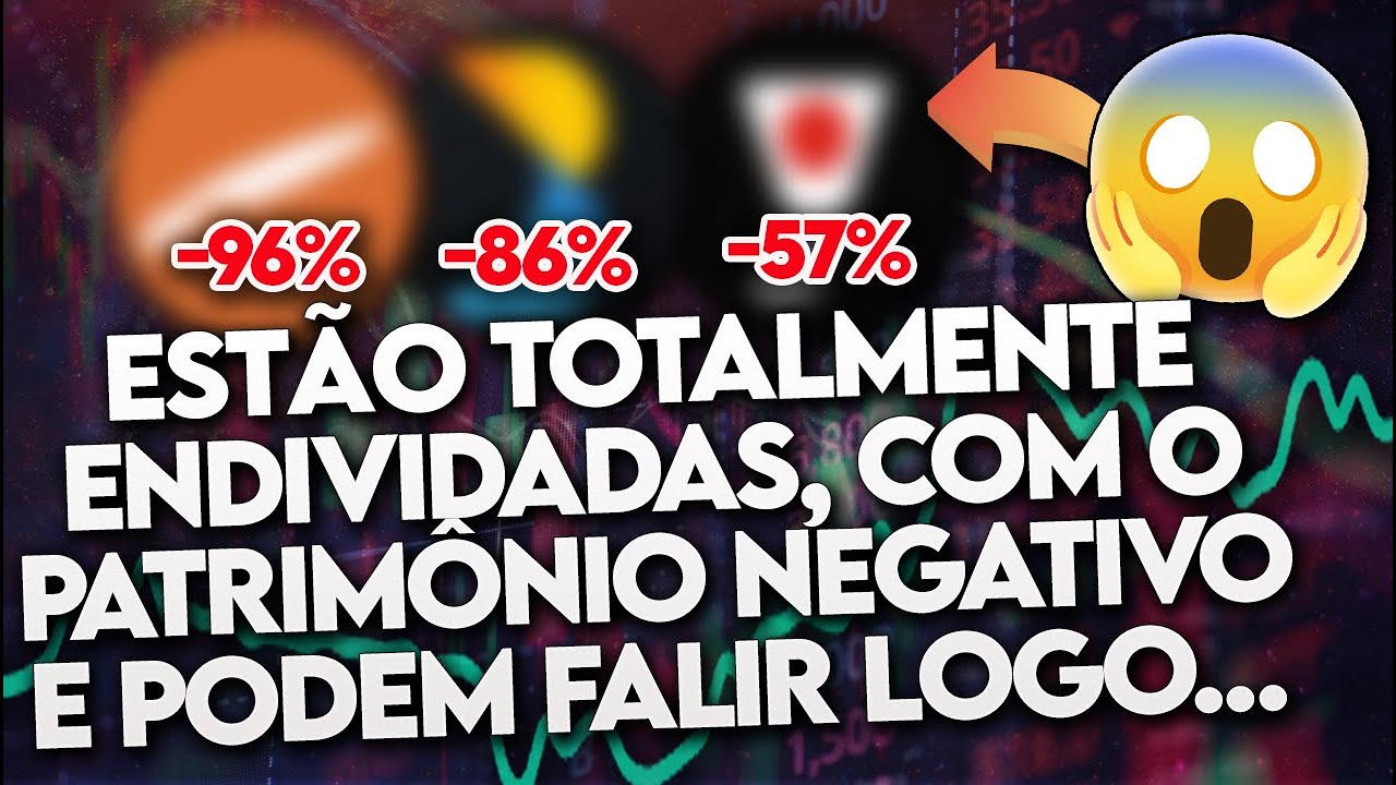 5 AÇÕES que PODEM QUEBRAR a QUALQUER SEGUNDO! (Algumas já CAÍRAM MAIS de 90%) - TOP 5