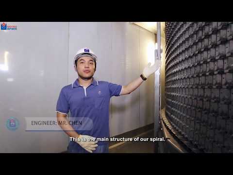 What are the advantages of self-stacking spiral freezer？