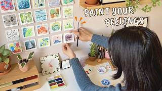 This Tiny Art Routine Changed My Life ✧ Watercolor Mood Cards