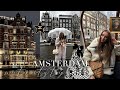 WINTER IN AMSTERDAM: CANAL TOUR, X-MAS LUXURY SHOPPING & TESTING VIRAL FOOD SPOTS – TRAVEL VLOG