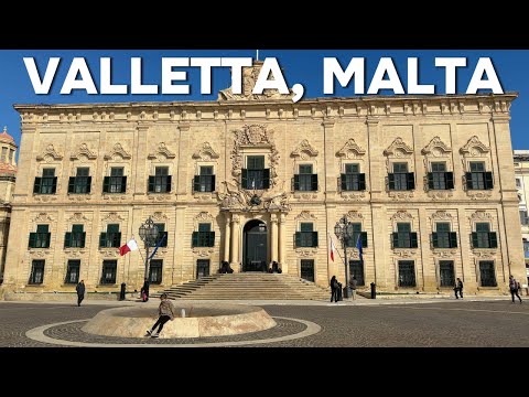 🇲🇹 Pietà To Valletta, Malta, Walking Tour Via Floriana Including Valletta City Tour