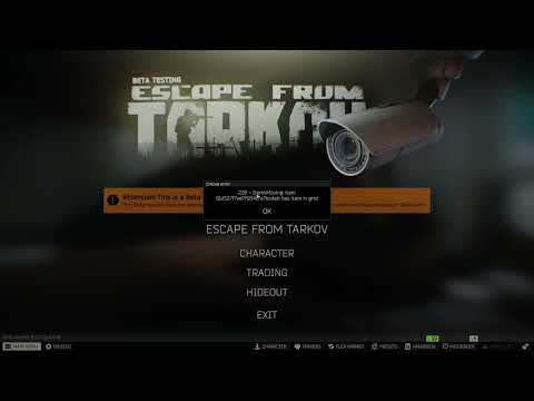 Escape From Tarkov - Cant Construct Scav Box