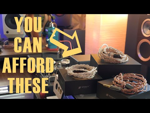EFFECT AUDIO IEM CABLES YOU CAN AFFORD!! CADMUS LITE AND ARES S LITE!!