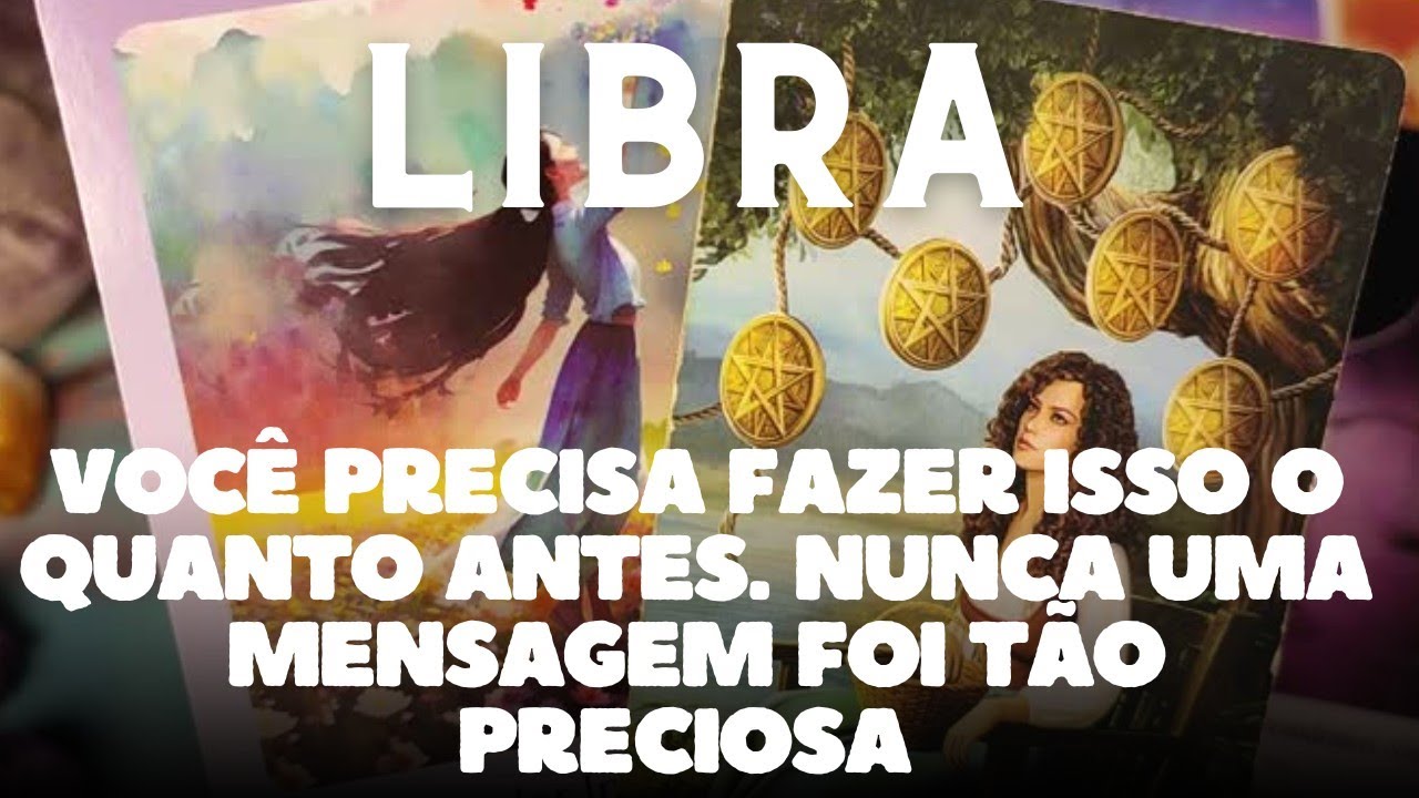 LIBRA 💎♎ VOCÊ PRECISA FAZER ISSO O QUANTO ANTES 🫢🫢🫢 NUNCA UMA MENSAGEM 📩 FOI TÃO PRECIOSA 💎👀