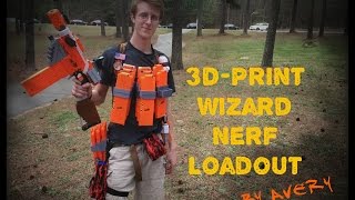 NERF LOADOUTS: The 3D-PRINTER HEAVY CLASS ft. Avery