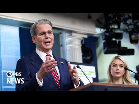 WATCH LIVE: Bessent holds White House briefing as jobless claims, inflation rise amid U.S.-Iran war