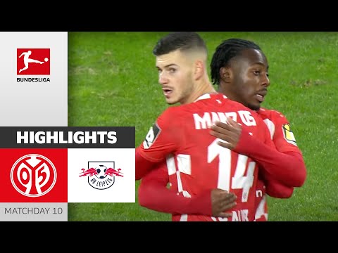 Resumen de Mainz 05 vs RB Leipzig Matchday 10