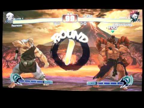 Raunwynn ( GOUKEN ) VS JR RODRIGUEZ ( AKUMA ) STREET FIGHTER IV ON XBOX 360 GAME 7
