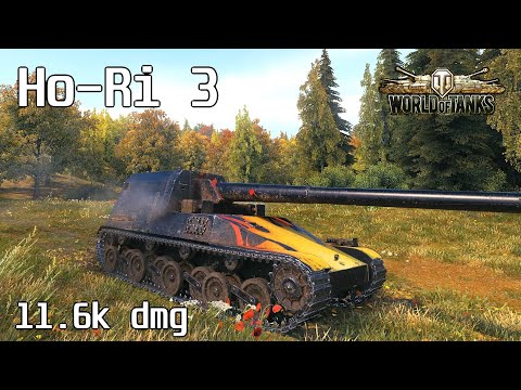 Ho-Ri 3, 11.6K Damage, 8 Kills, Malinovka - World of Tanks