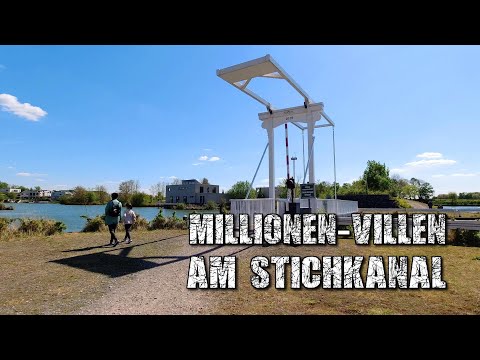 Millionen-Villen am Stichkanal - schickes Wohngebiet mit Yachthafen!