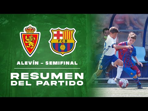 RESTV / Real Zaragoza 0 - F.C. Barcelona 3 / ALEVÍN / Semifinal - Fase ORO