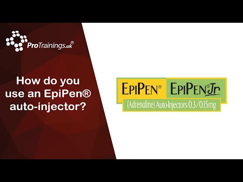 How do you use an EpiPen® auto-injector