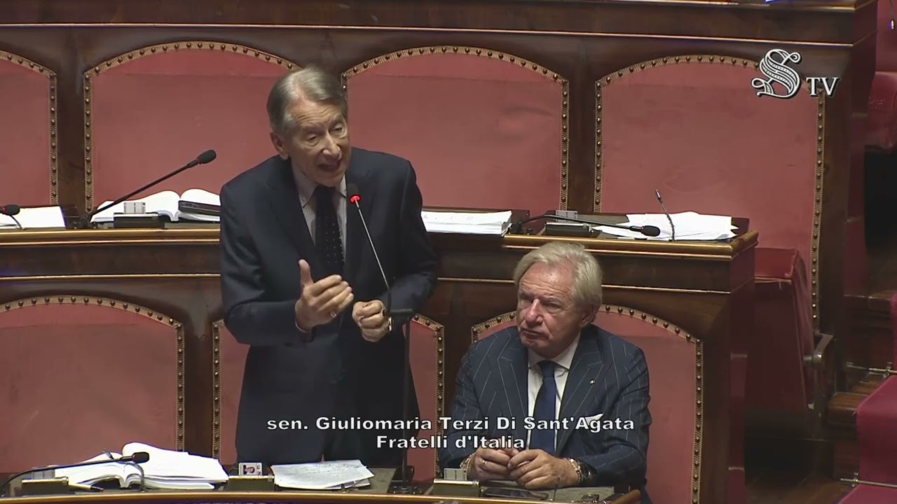 IL SENATORE GIULIOMARIA TERZI DI SANT'AGATA RICORDA EMMA BONINO