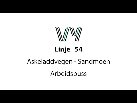 Linje 54 Askeladdvegen - Sandmoen