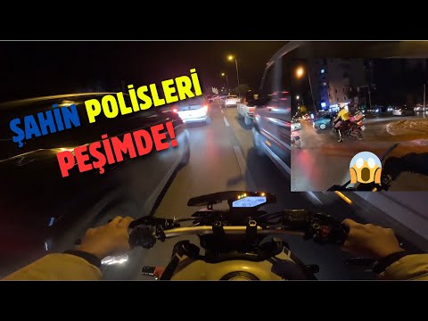 ŞAHİN POLİSLERİ KOVALADI😱 - MT09 | MOTOVLOG #20
