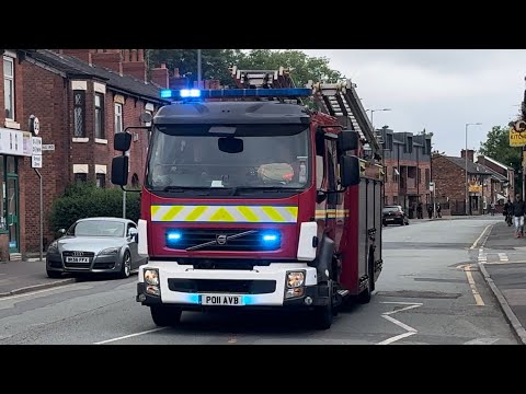 Gorton Second Pump Responding - Greater Manchester Fire and Rescue Service