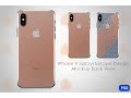 Customize 3d Transparent Case Mock Up Back View PSD File Tutorial