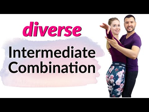 Learn This VERY Diverse Intermediate Bachata Combination