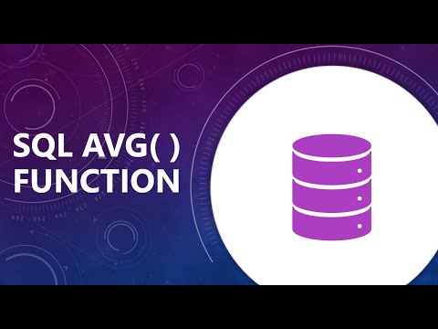 Sql Average Function Sql Aggregate Function Sql Tutorial For Beginners