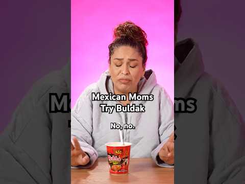 Mexican moms try 2X SPICY Buldak! 🥵