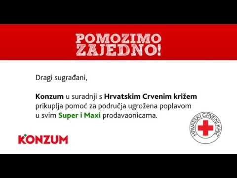 Konzum - Pomozimo zajedno - poruka za sugrađane