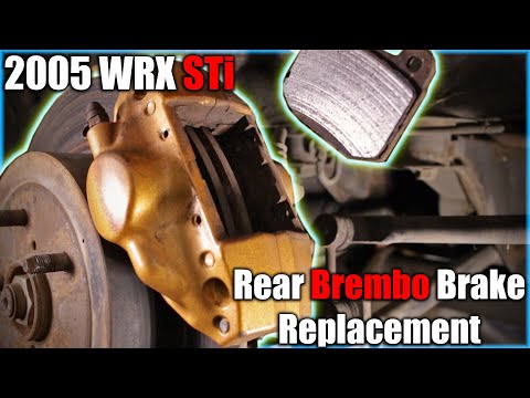 Subaru WRX STi Rear Brembo Brake Replacement