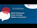 Martin McManamon - Candidate for Wayne Township Highway Commissioner