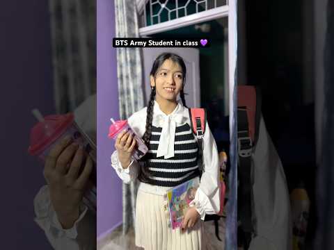 BTS Army Student in class 😊😄 #viralshort #comedy #btsaarmy #student #school