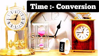 What are the conversions of time/Time Conversion Chart/Time Conversion