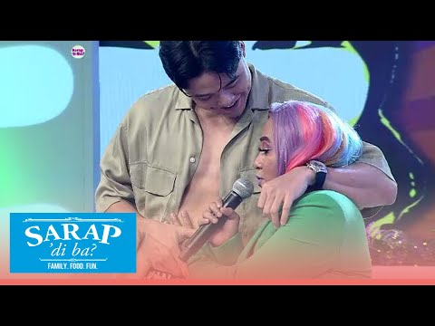 Boobay, ‘di makafocus sa nota ng kanta dahil sa abs ni Carlo San Juan? | Sarap, ‘Di Ba?