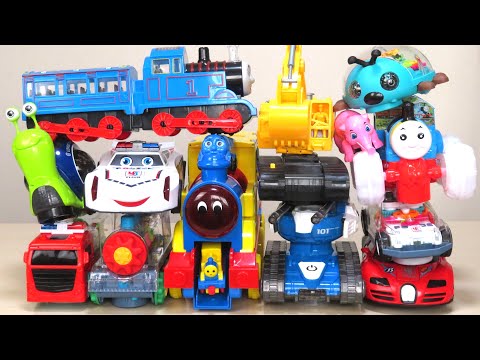 Put the batteries into the toys