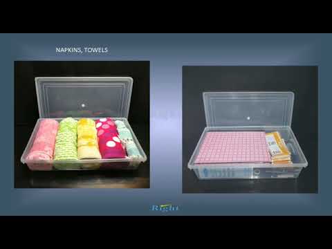 Transparent Plastic Storage Boxes