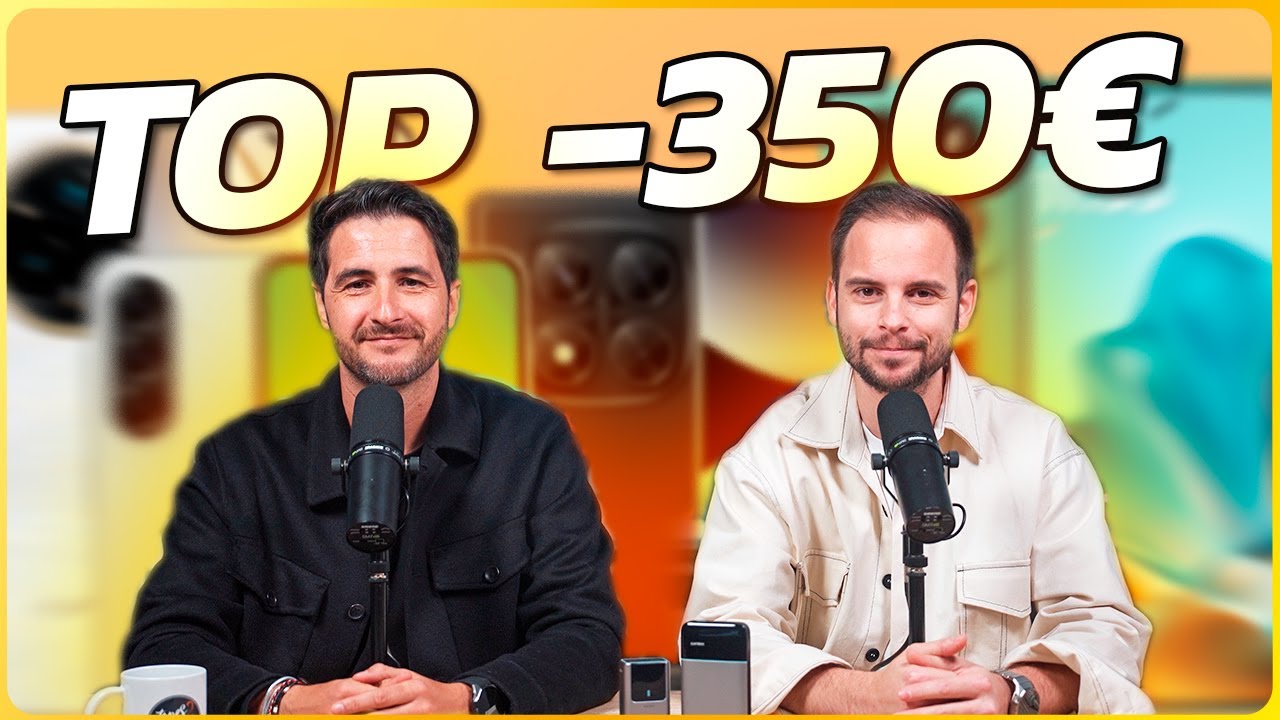 Mejores MÓVILES por MENOS 350€ para 2026!! CALIDAD/PRECIO