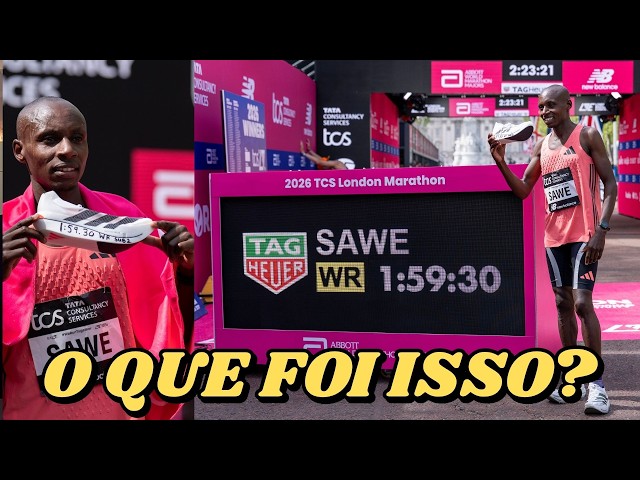 01:59:30 É O NOVO RECORDE MUNDIA da MARATONA!
