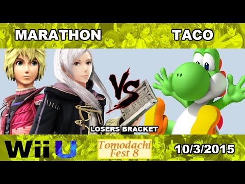Marathon (Shulk, Robin) vs. Taco (Yoshi) - SSB4 Losers - Tomodachifest