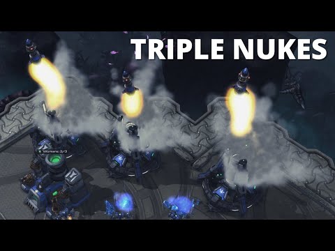 Use This Triple Nuke Strategy To DESTROY Zergs - Ghosts to Grandmaster
