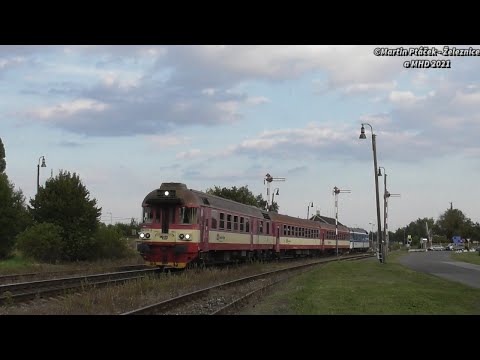 Vlaky na trati 120 a 121 - Jeneč - 6.9. 2021