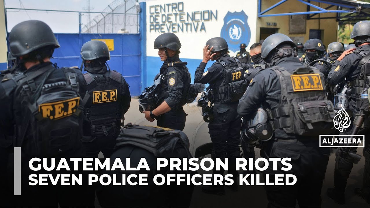 Seven police officers killed after riots in three Guatemalan prisons