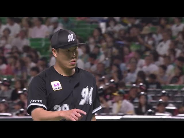 【3回裏】5者連続三振!! マリーンズ・西野勇士 流れを引き寄せるピッチングを披露!!  2023年9月6日 福岡ソフトバンクホークス 対 千葉ロッテマリーンズ