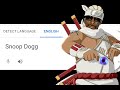 Snoop Dogg in different languages meme