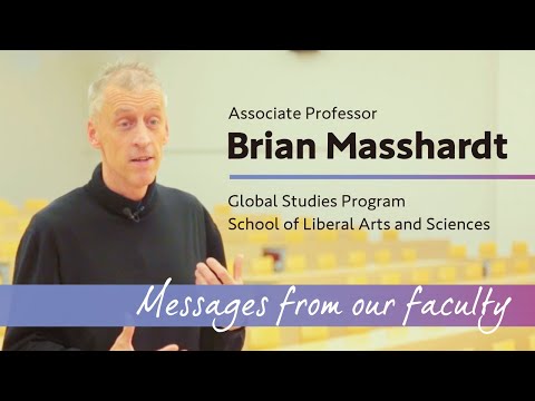 【Messages from our faculty】School of Liberal Arts and Sciences / Global Studies Program