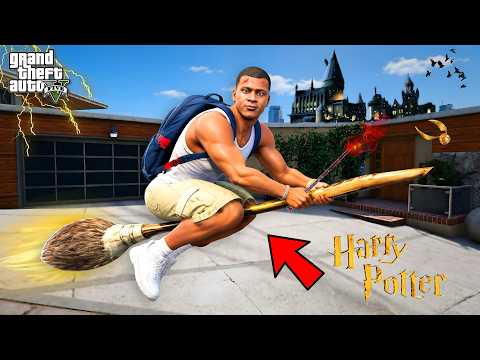 Franklin Became HARRY POTTER in GTA 5 ! in Telugu