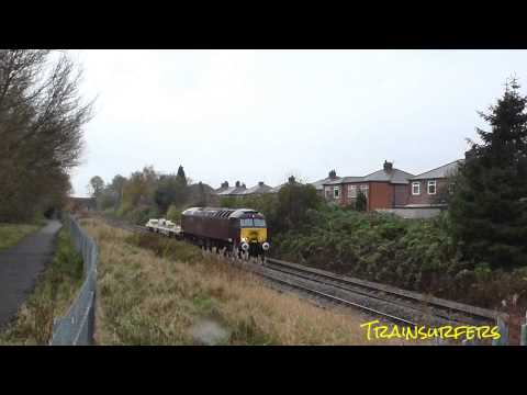 WCRC Class 57 No. 57315 on 6Z50 Rugeley PS - Guide Bridge B'side Sdgs @ Gb872 on 17.11.15 - HD