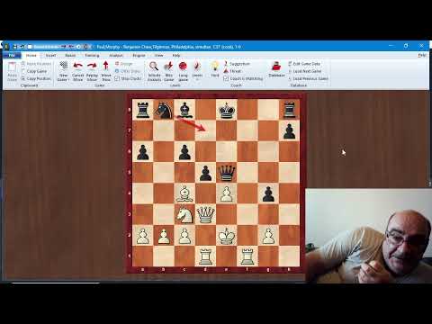 Sesiunea141: Paul Morphy vs Benjamin Tilghman, simultan, 1859