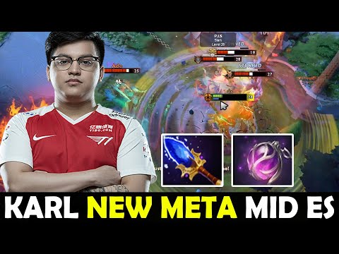 KARL NEW META MID ES WITH CARRY TIMBER | DOTA 2 Gameplay